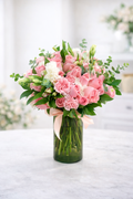 💗 Romance Rosado — Arreglo de Rosas Rosas